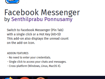 Facebook Messenger (Pin Tab)