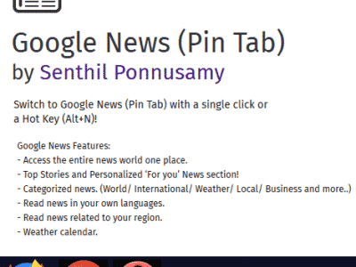 Google News (Pin Tab)