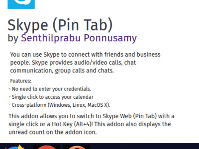 Skype (Pin Tab)