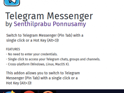 Telegram Messenger (Pin Tab)