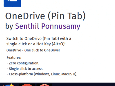 OneDrive - Pin Tab Addon - Senthilprabu Ponnusamy's Blog