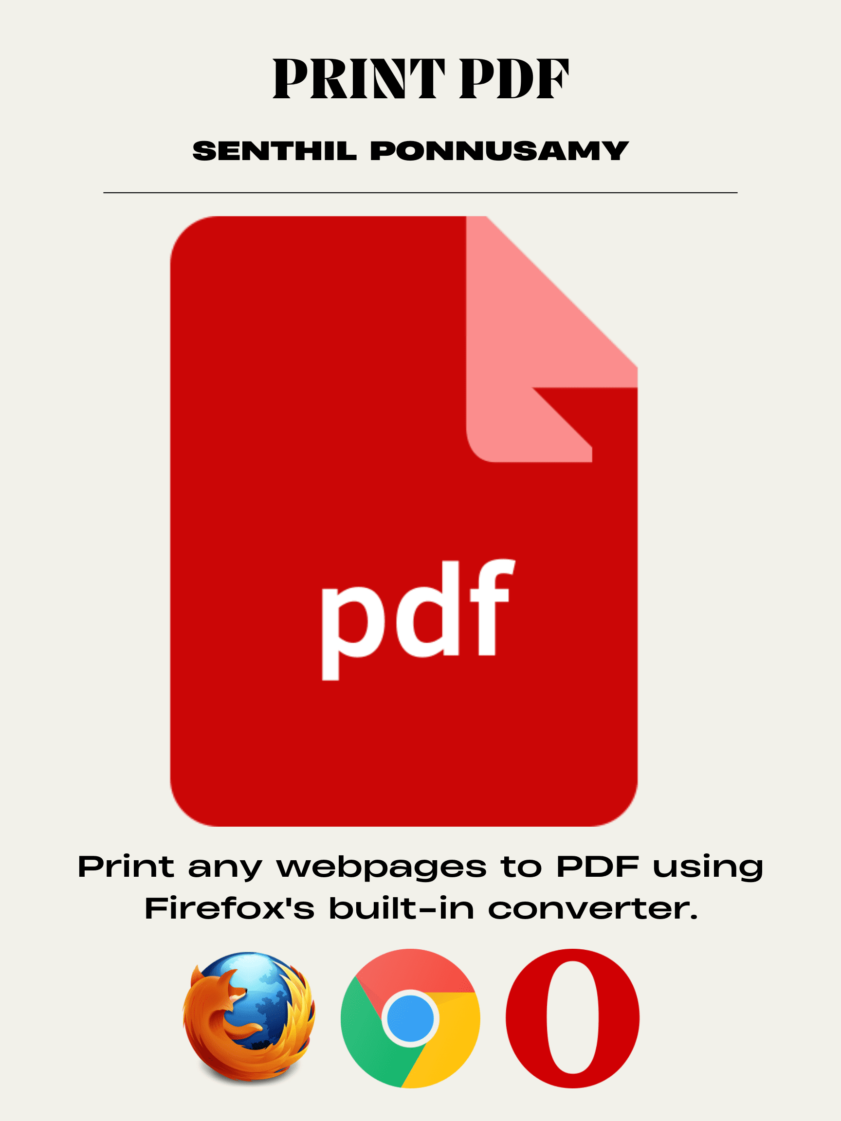 Print PDF