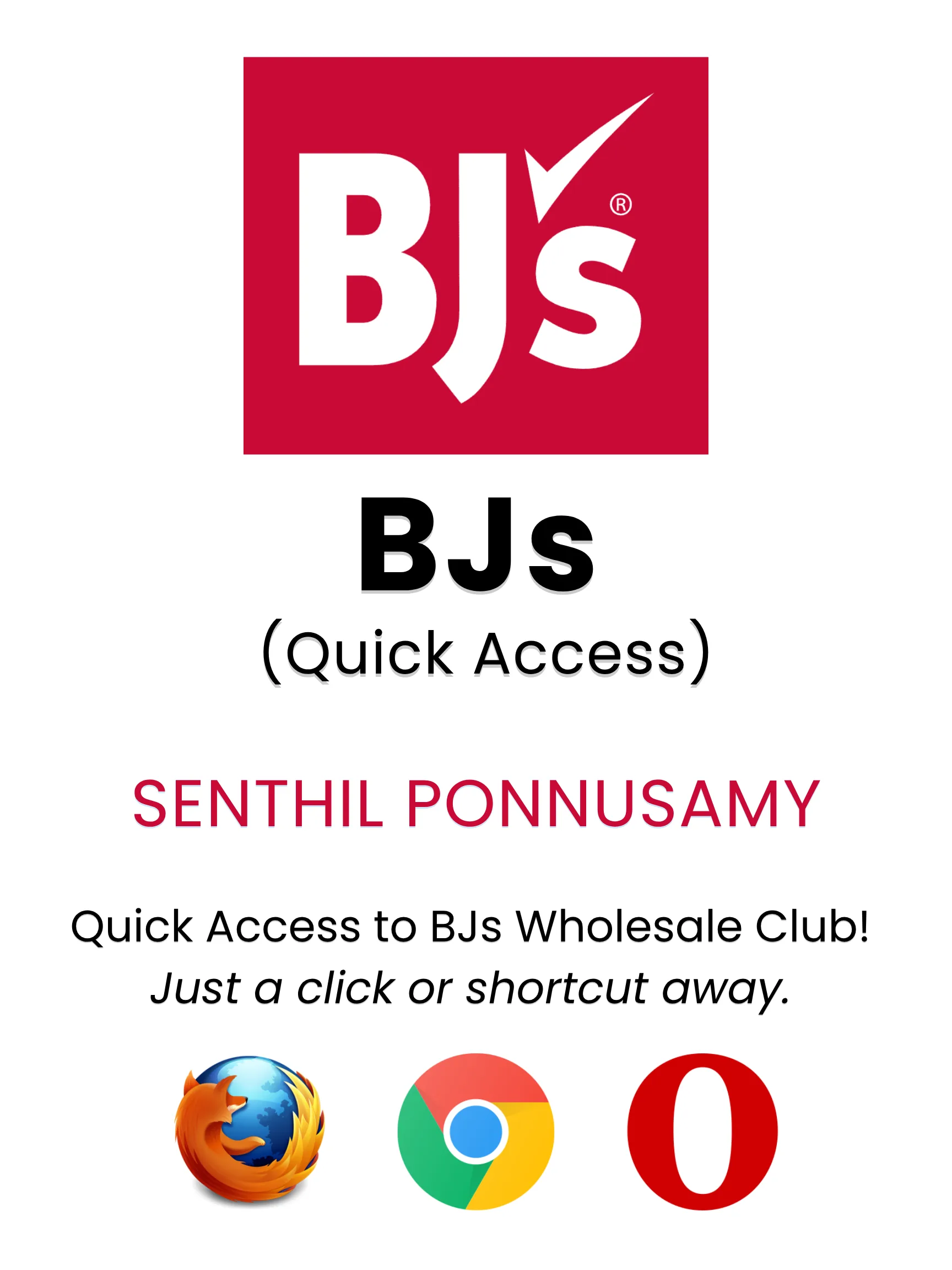 BJs Wholesale Poster