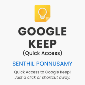 Google Keep (Quick Access)