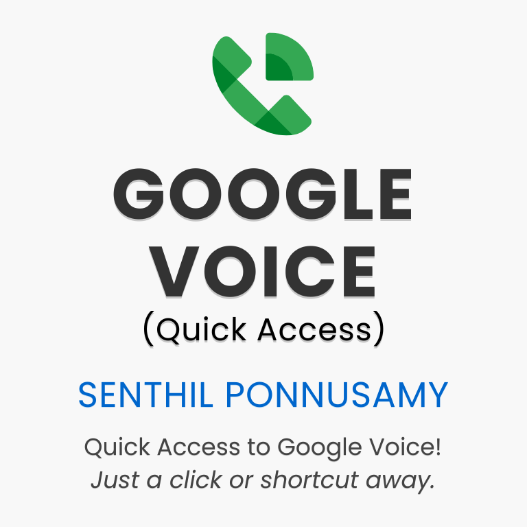 Google Voice Poster