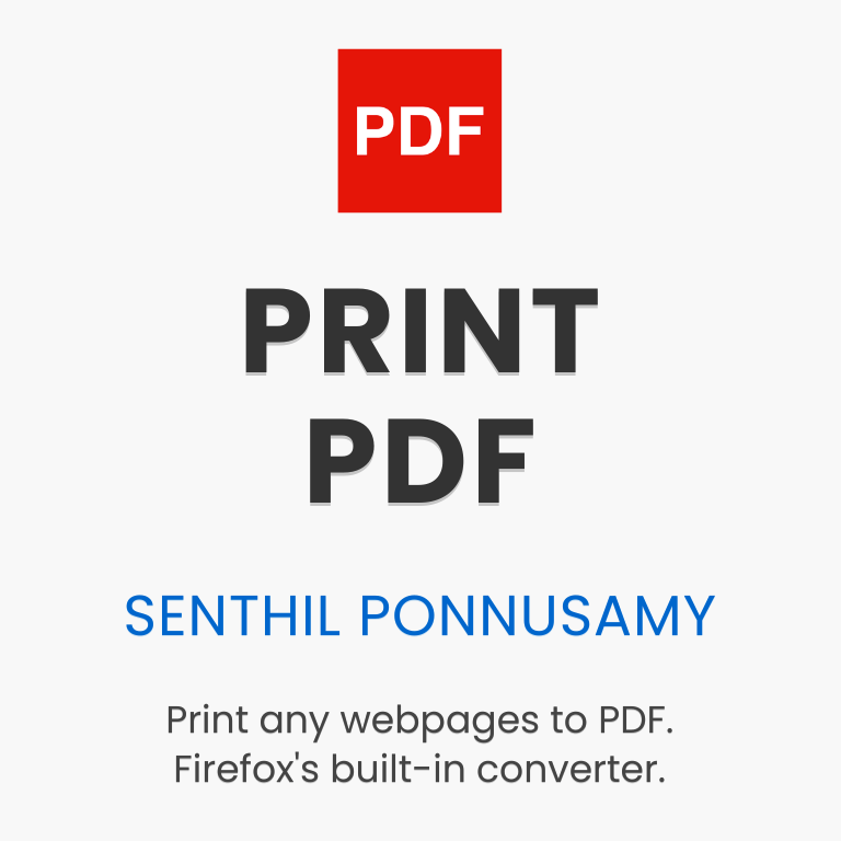 Print PDF Poster
