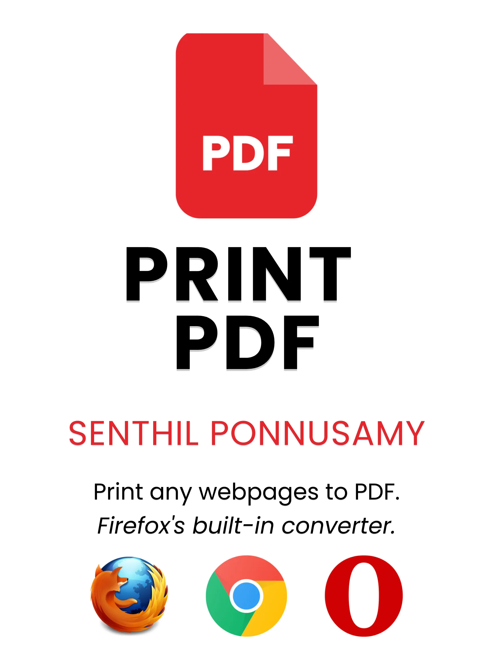 Print PDF Poster