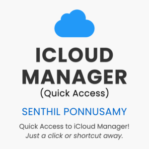 iCloud Manager (Quick Access)