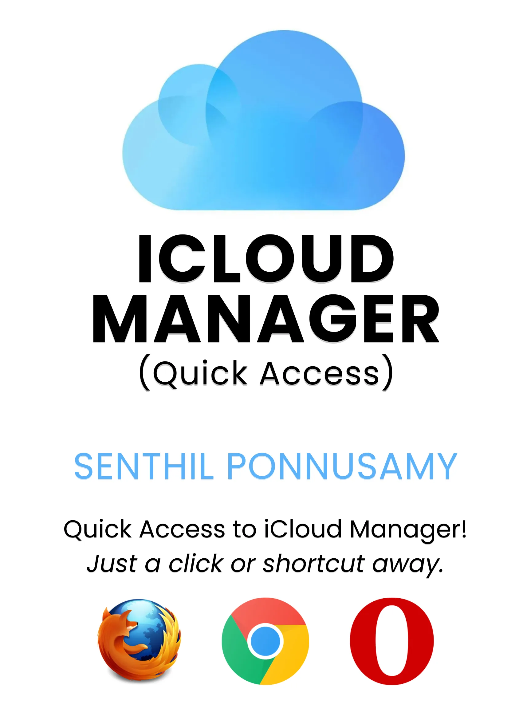 iCloud Manager Poster
